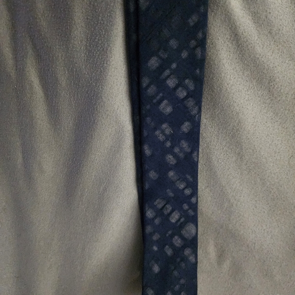 Marwood Blue Skinny Cotton Tie - Picture 9 of 10